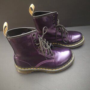 Dr. Martens Purple Combat Boots
